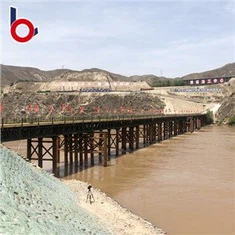 Jambatan Bailey Single-lorong Bailey Bridge Untuk Jambatan Bailey Assembly Prefabrikasi Higway